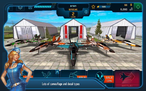 Battle of Warplanes: War-Games  Full Apk Download 4