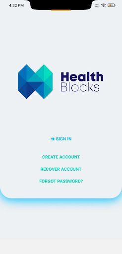 Android application HealthBlocks screenshort