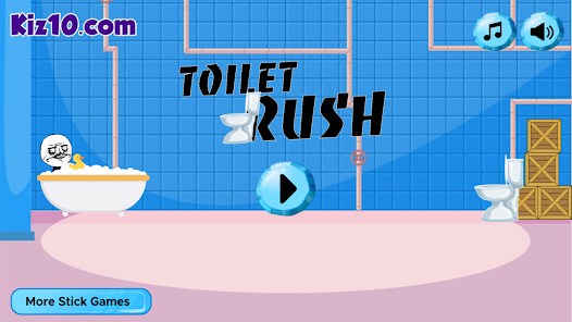Zonic Rush Toilet - Click Jogos