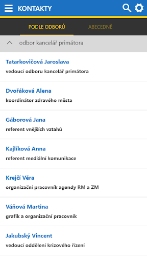 Prostějov v mobilu Screen 3