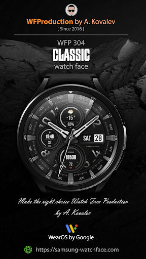 Android application WFP 304 Business watch face screenshort