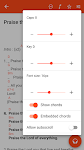 screenshot of Praise • Worship • Liturgy
