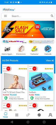 Android application StarWayMart Online Shopping screenshort