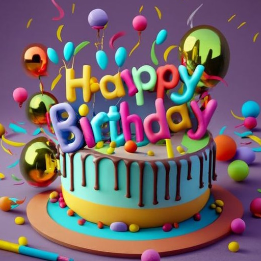 Feliz cumpleaños personalizado logo