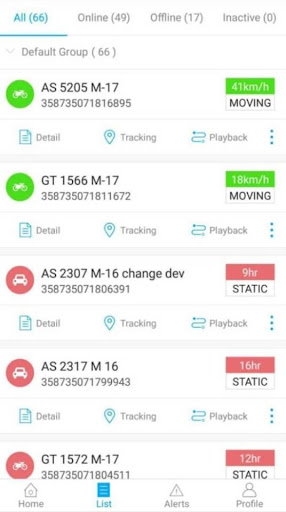 Magnatetrack Mobile App Screen 2