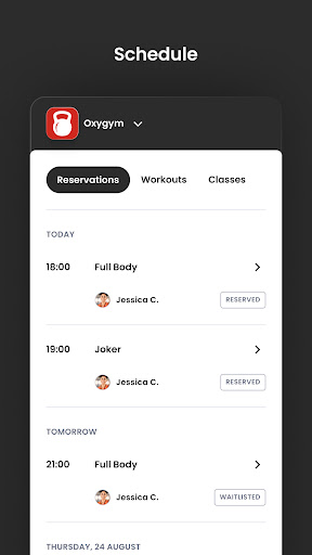 Oxygym Screen 3