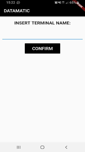 Android application DATAMATIC - WebApp screenshort