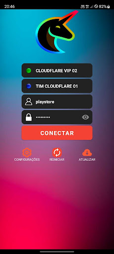 Android application CONNECT NET VIP 5G screenshort