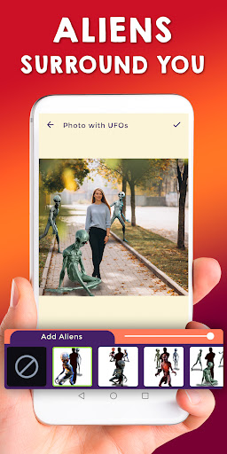 Photo Editor with Aliens UFO Screen 3