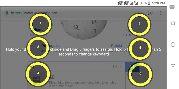 Скачать Advanced Braille Keyboard Онлайн бесплатно на Андроид
