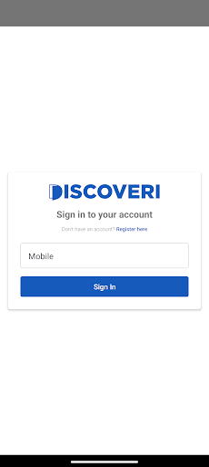 Android application Discoveri screenshort