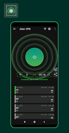 Android application Alien VPN: Fast & Secure screenshort