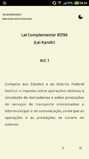 Lei Kandir Screen 2