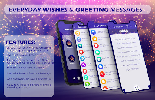 Android application Everyday Wishes & Greetings screenshort