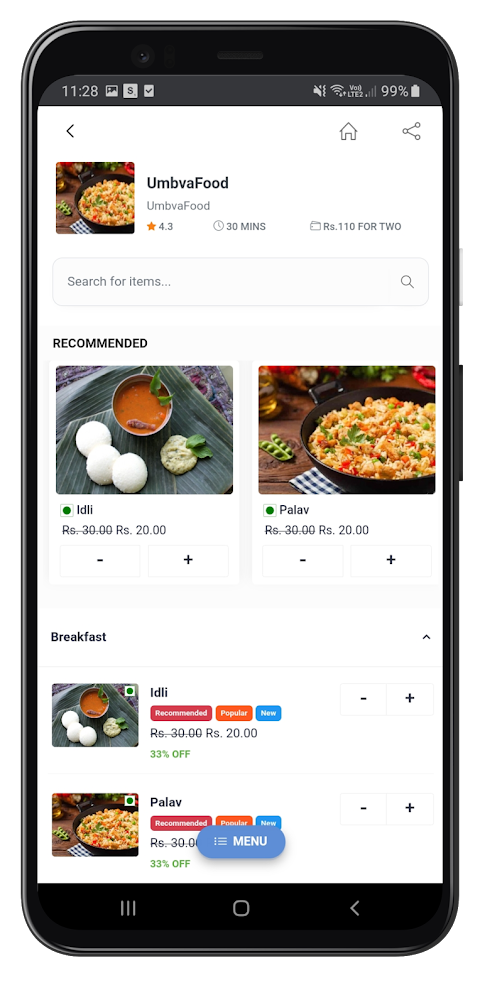 UmbvaFood Deliveryのおすすめ画像3