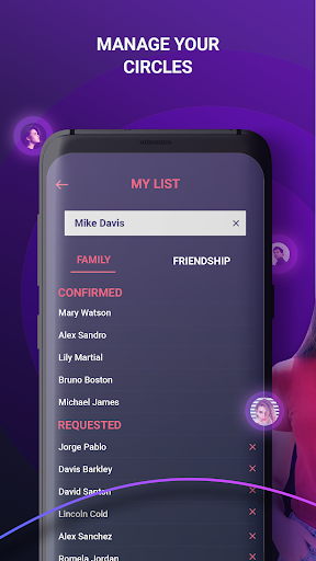 Android application FindNow screenshort