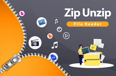 Pembaca file Zip - ekstrak RAR