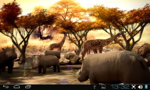 Afrika 3D Pro Canlı Duvar Kağıdı Ekran Görüntüsü