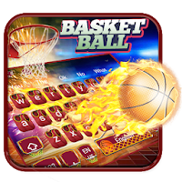 Fire Basket Ball Keyboard Theme