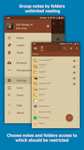 VIP Notes Apk- notepad with encryption text and files (Full Paid) 1