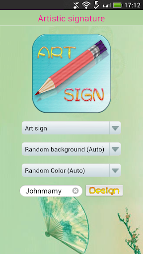 Android application Art Signature screenshort