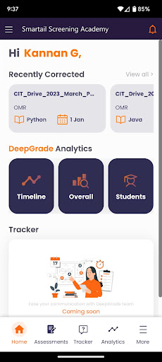 DeepGrade Screen 2