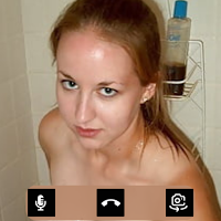 Video chat call with live girl