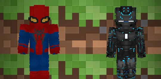 Superhero & iron man for MCPE
