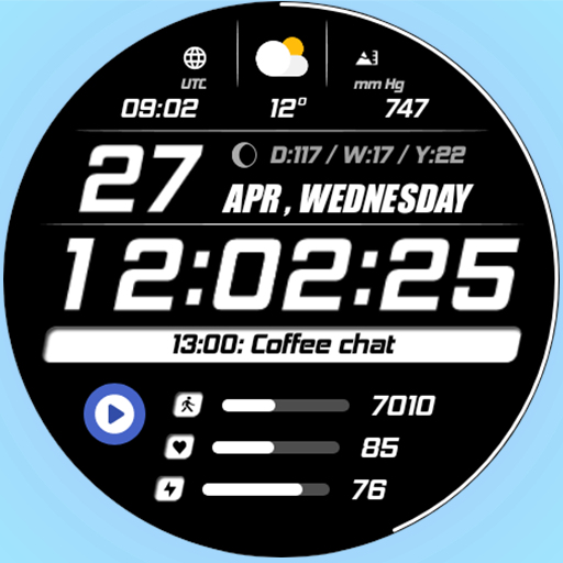 WFP 243 Sporty watch face