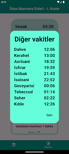 Türkiye Takvimi Screen 2