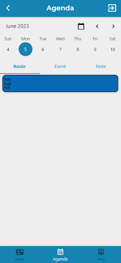 Android application mbgRoute screenshort