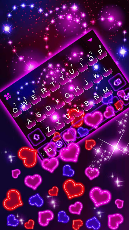 Neon Hearts Gravity Keyboard T - 8.7.1_0621 - (Android)