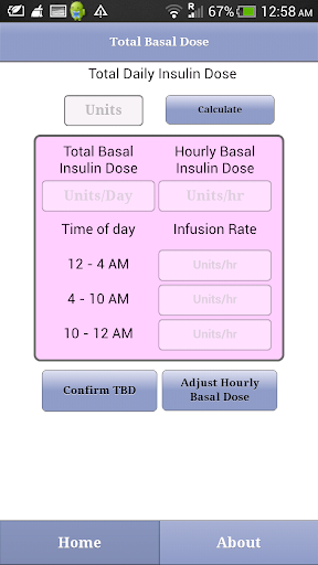 Insulin Pump Calculator