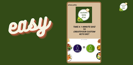 keto diet - custom plan Screen 3