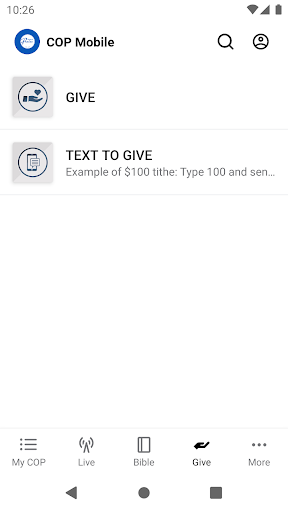 COP Mobile Screen 3
