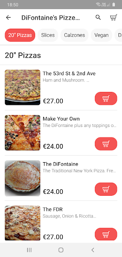 DiFontaines Pizzeria Screen 2