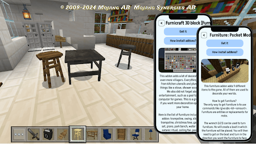 Furniture for Minecraft Screen 3
