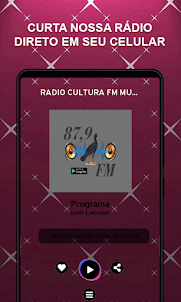 Rádio Cultura FM  Mutum MG
