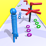 Cover Image of Télécharger StickMan Longest Neck Stack Run 3D - Collect Rings  APK