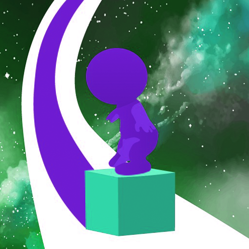 Endless Cube Stack Surfer 3D