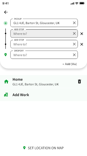 Associated Taxis Screen 3