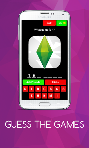 Android application GUESS THE GAMES screenshort