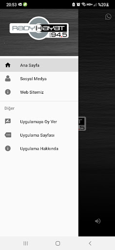 Radyo Hayat Screen 2