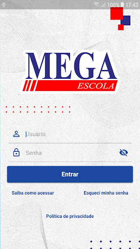 Android application Colégio MEGA Rio Verde screenshort