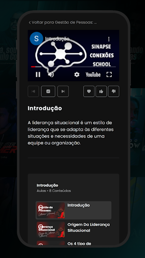 Sinapse Conexões School Screen 2