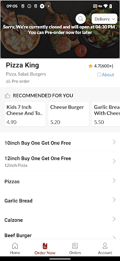Pizza King Screen 3