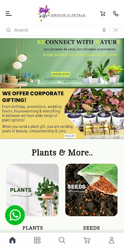 Android application Orchid N Petals screenshort