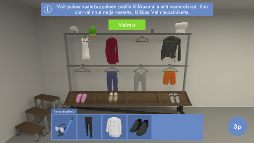 Android application Kokin työpäivä screenshort