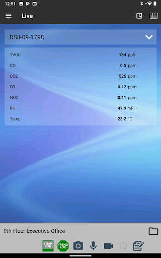 Android application WolfSense Mobile screenshort