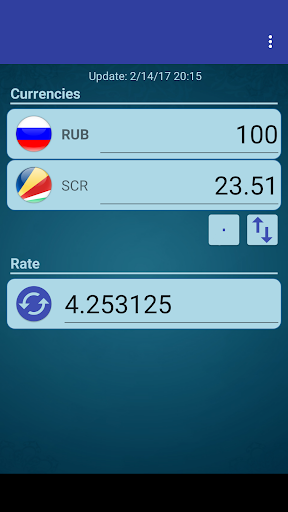 Android application RUS Ruble x Seychelles Rupee screenshort